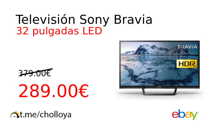 Televisión Sony Bravia