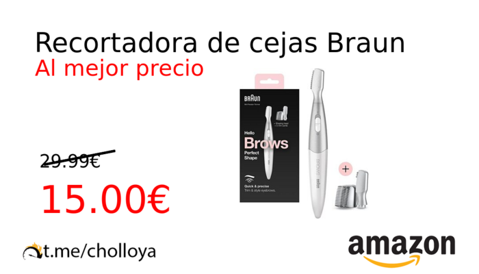 Recortadora de cejas Braun