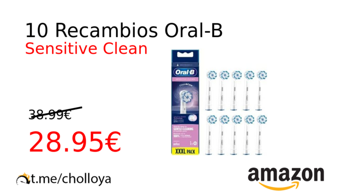 10 Recambios Oral-B