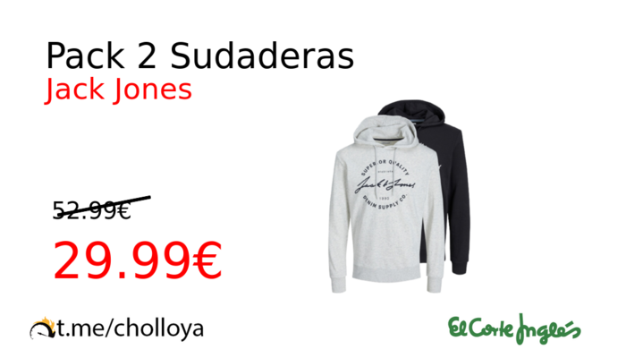 Pack 2 Sudaderas