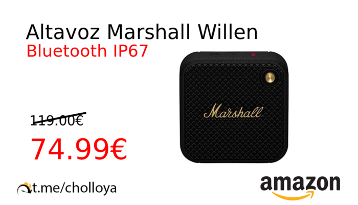 Altavoz Marshall Willen