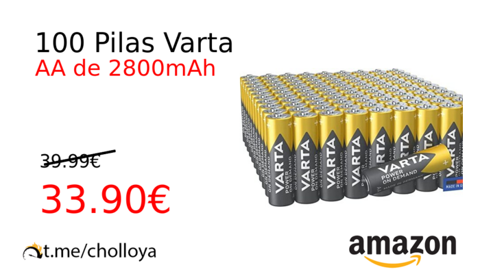 100 Pilas Varta