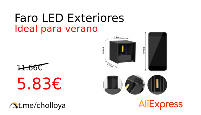 Faro LED Exteriores