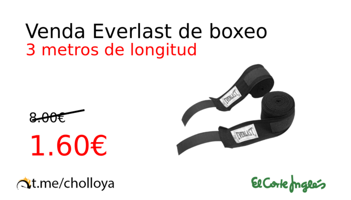 Venda Everlast de boxeo