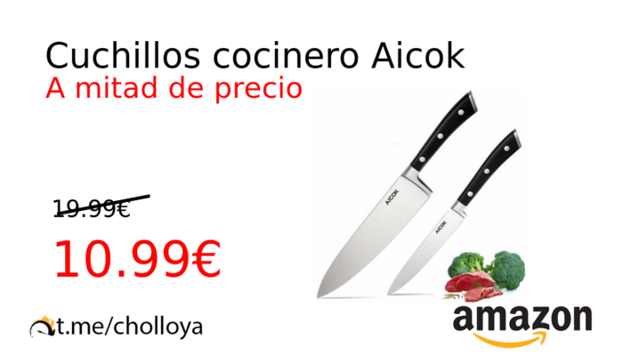 Cuchillos cocinero Aicok