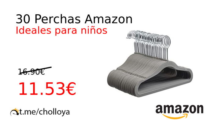 30 Perchas Amazon