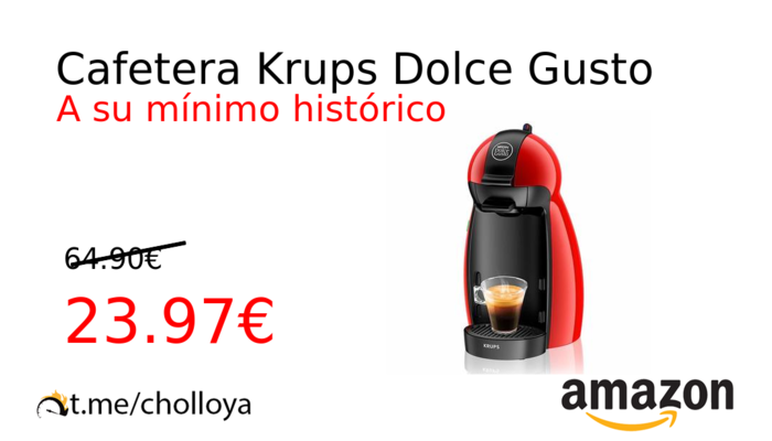 Cafetera Krups Dolce Gusto