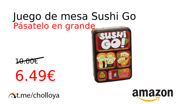 Juego de mesa Sushi Go