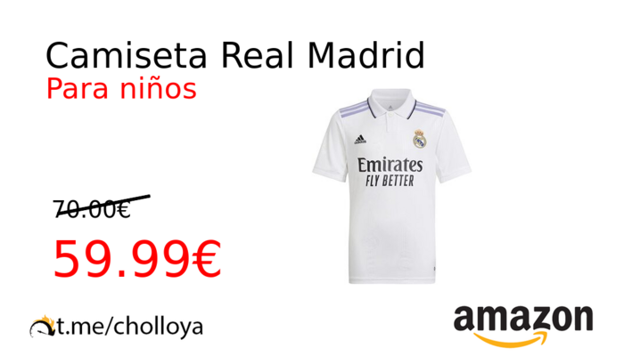 Camiseta Real Madrid