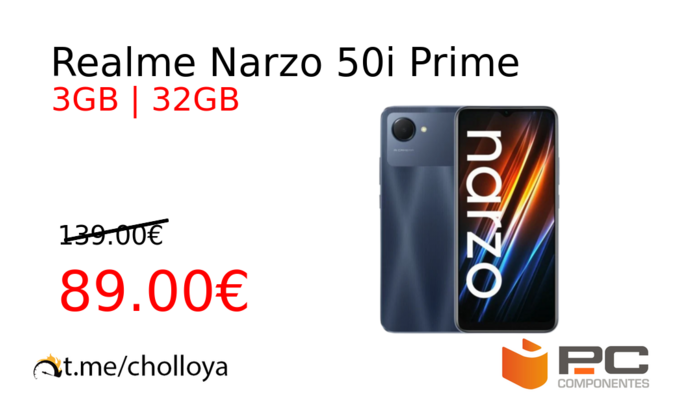 Realme Narzo 50i Prime