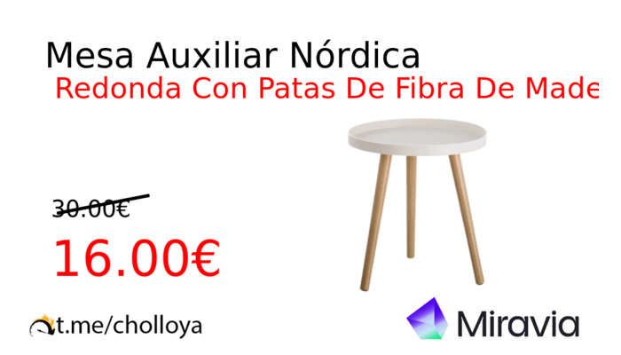 Mesa Auxiliar Nórdica