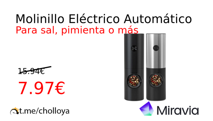 Molinillo Eléctrico Automático