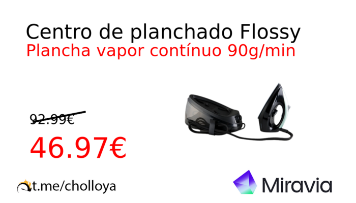 Centro de planchado Flossy