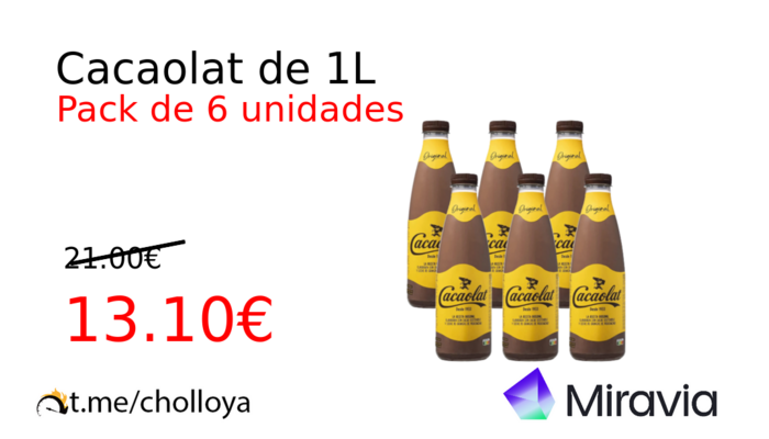 Cacaolat de 1L