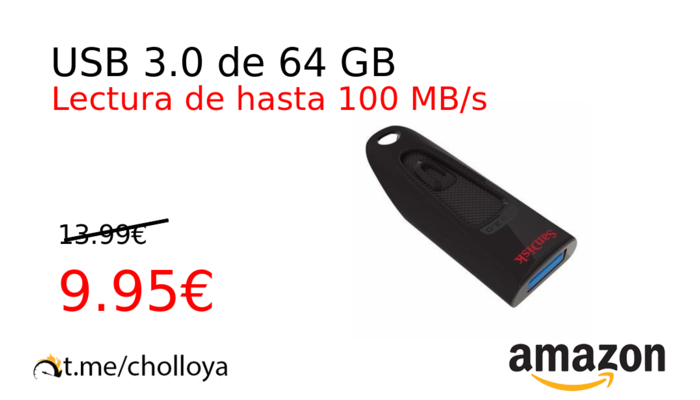 USB 3.0 de 64 GB
