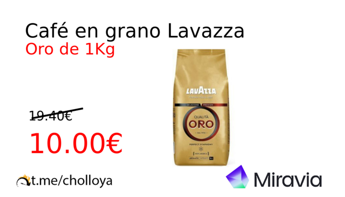 Café en grano Lavazza