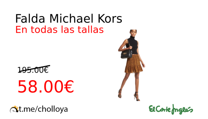 Falda Michael Kors