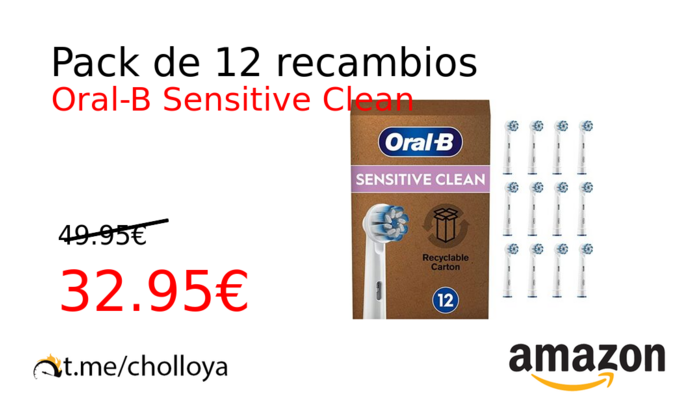 Pack de 12 recambios 