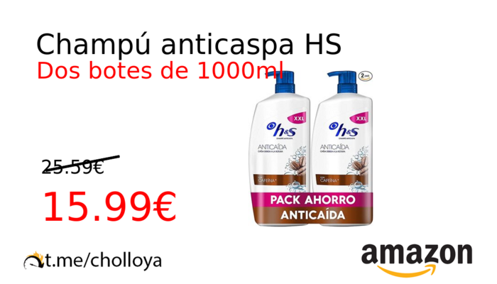 Champú anticaspa HS