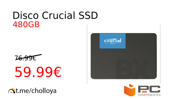 Disco Crucial SSD