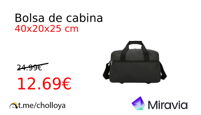 Bolsa de cabina