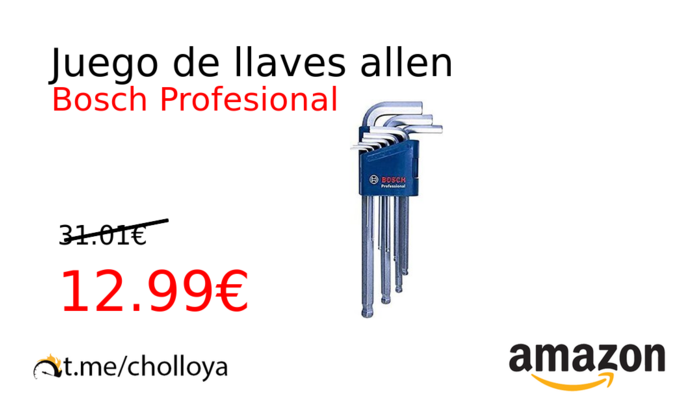 Juego de llaves allen