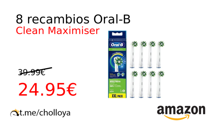 8 recambios Oral-B