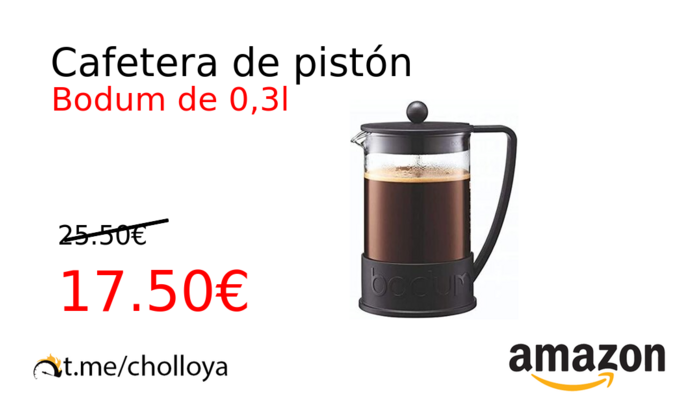 Cafetera de pistón