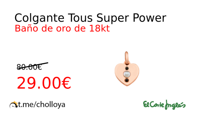 Colgante Tous Super Power