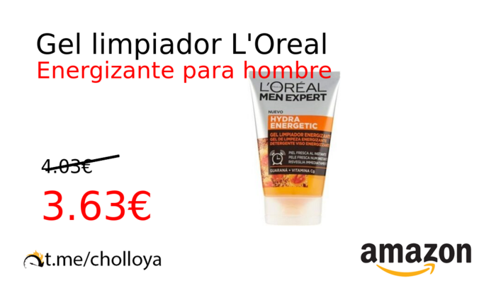 Gel limpiador L'Oreal