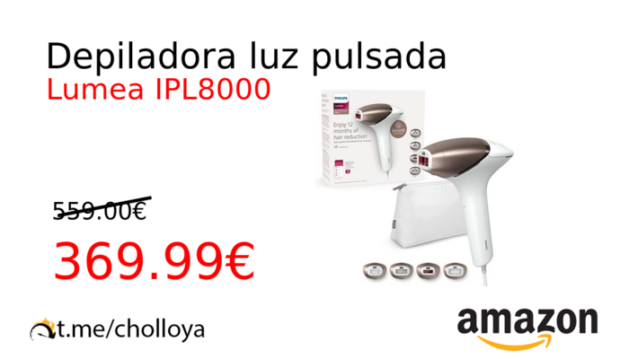 Depiladora luz pulsada