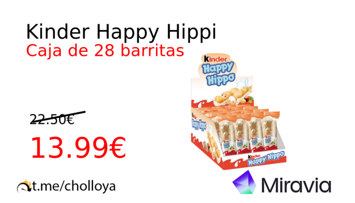 Kinder Happy Hippi