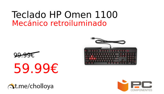 Teclado HP Omen 1100 
