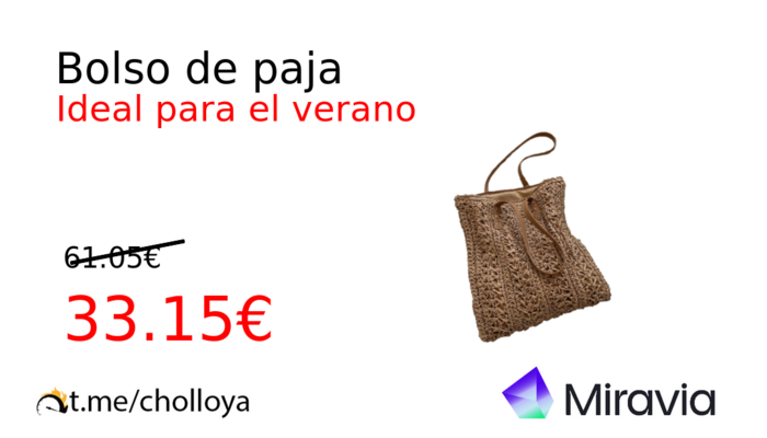 Bolso de paja