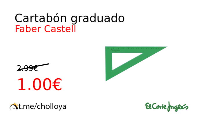 Cartabón graduado