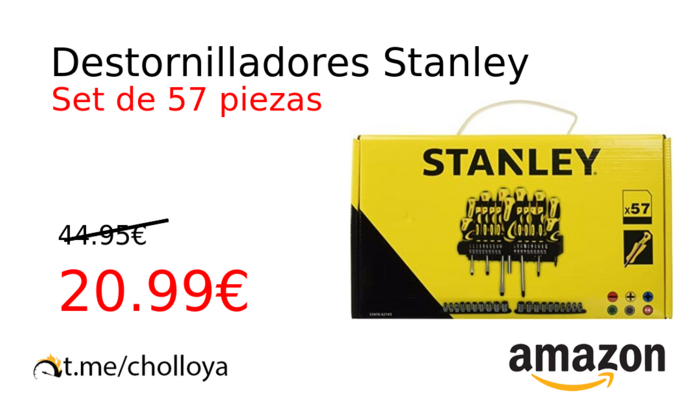 Destornilladores Stanley