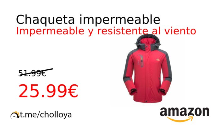 Chaqueta impermeable