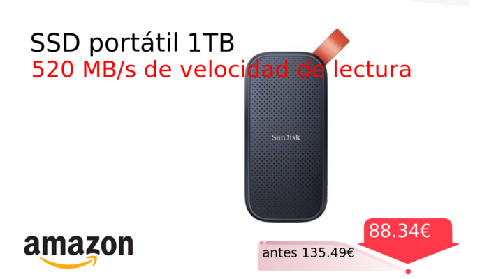 SSD portátil 1TB