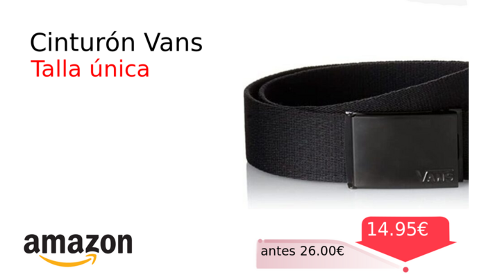 Cinturón Vans