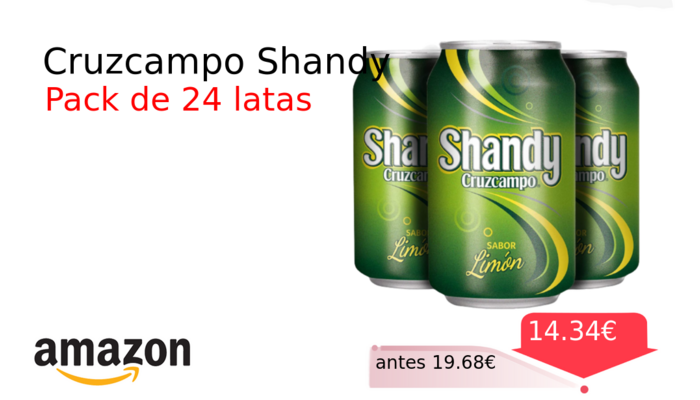 Cruzcampo Shandy