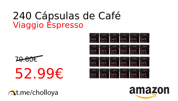 240 Cápsulas de Café