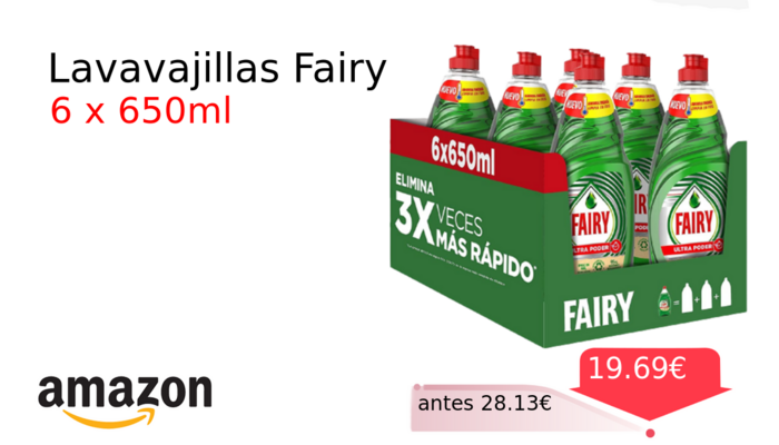 Lavavajillas Fairy