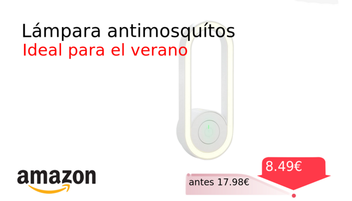 Lámpara antimosquítos