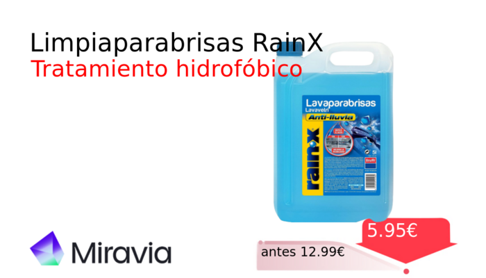 Limpiaparabrisas RainX