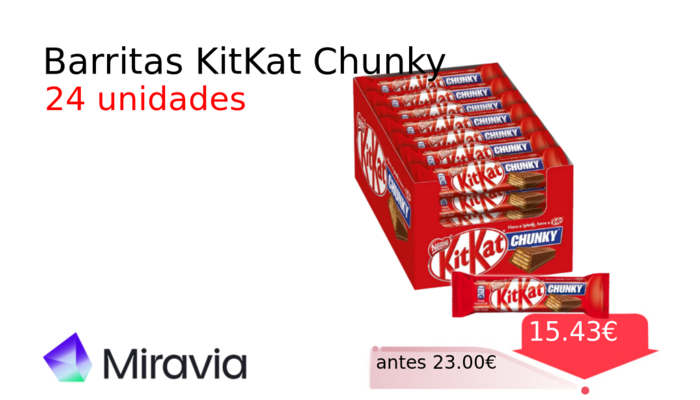 Barritas KitKat Chunky