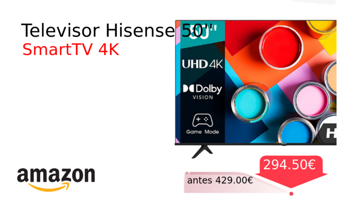 Televisor Hisense 50''