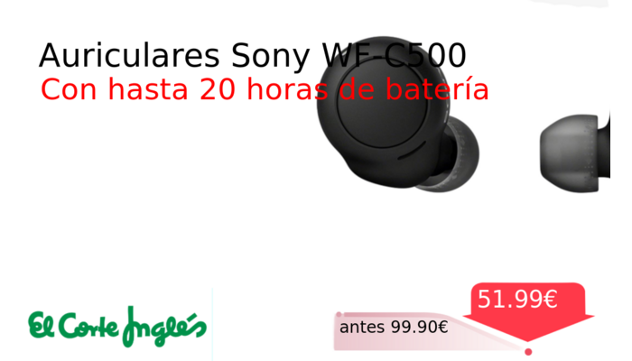 Auriculares Sony WF-C500