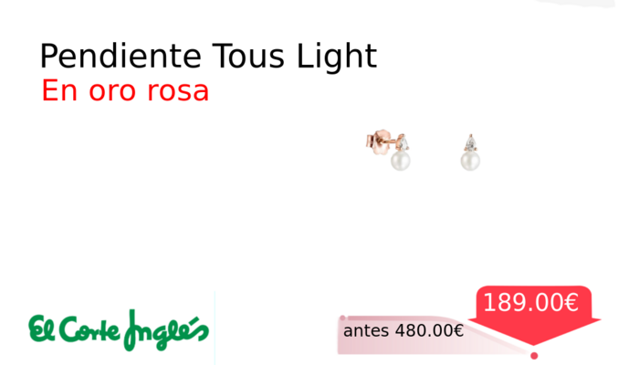 Pendiente Tous Light