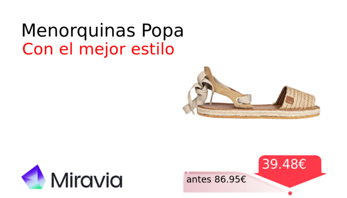 Menorquinas Popa