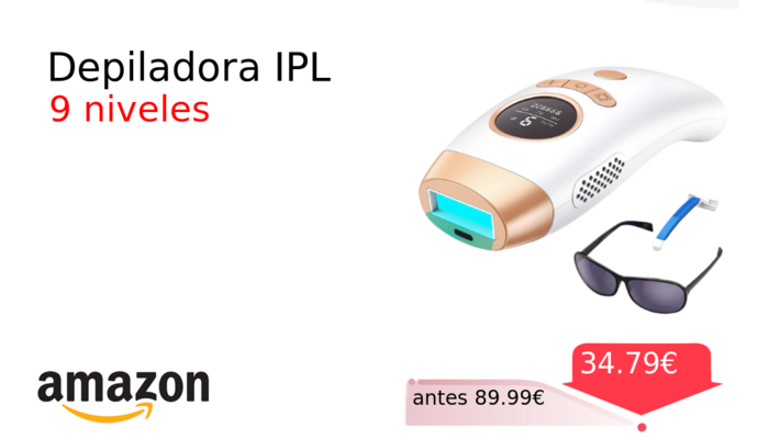 Depiladora IPL